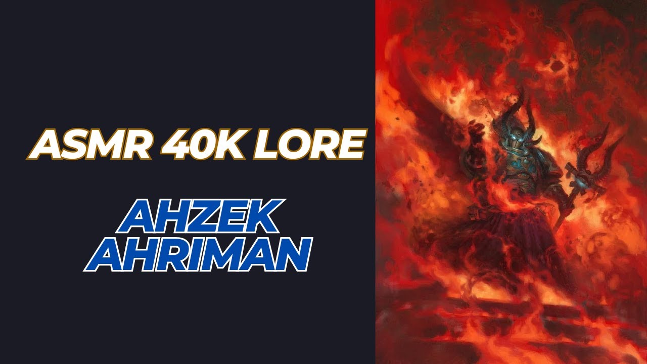 (Filter On) [ASMR Space Marine Roleplay] Warhammer 40k Lore- Ahzek Ahriman