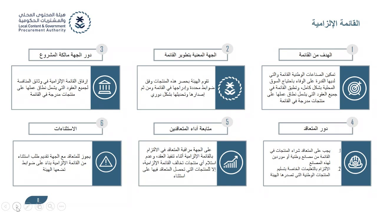 ورشة عمل: آليات المحتوى المحلي والمنتج الوطني في نظام المنافسات والمشتريات الحكومية الجديد