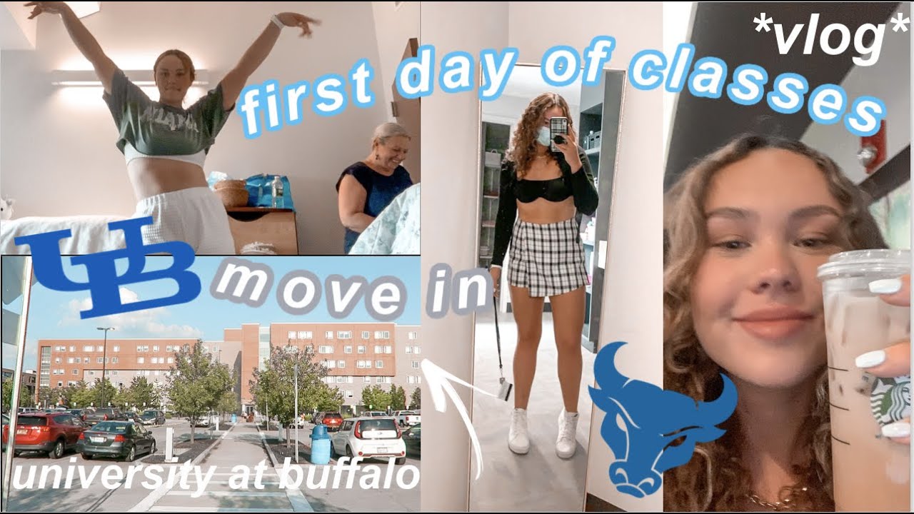 COLLEGE MOVE IN & FIRST DAY OF CLASSES VLOG 2021 (university at buffalo) *sophomore year edition*