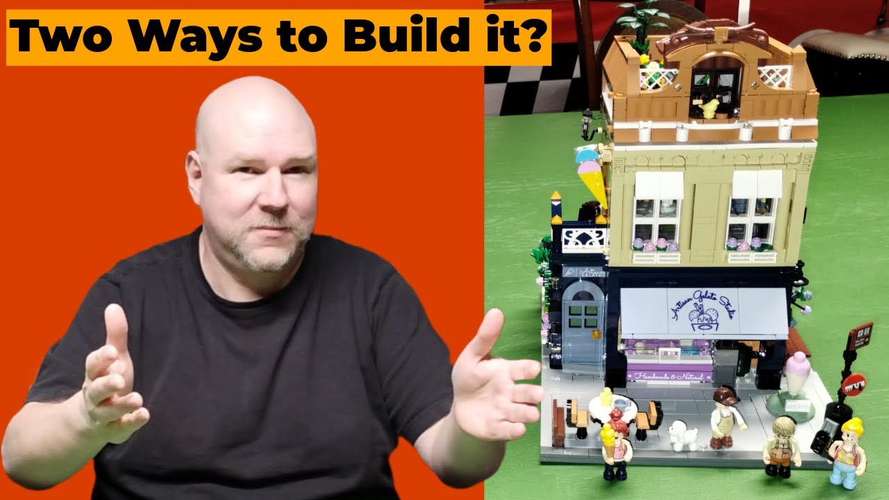 Lumibricks Gelato Store Set # F9078 Not Lego Modular Funwhole Ice Cream Shop Amazon