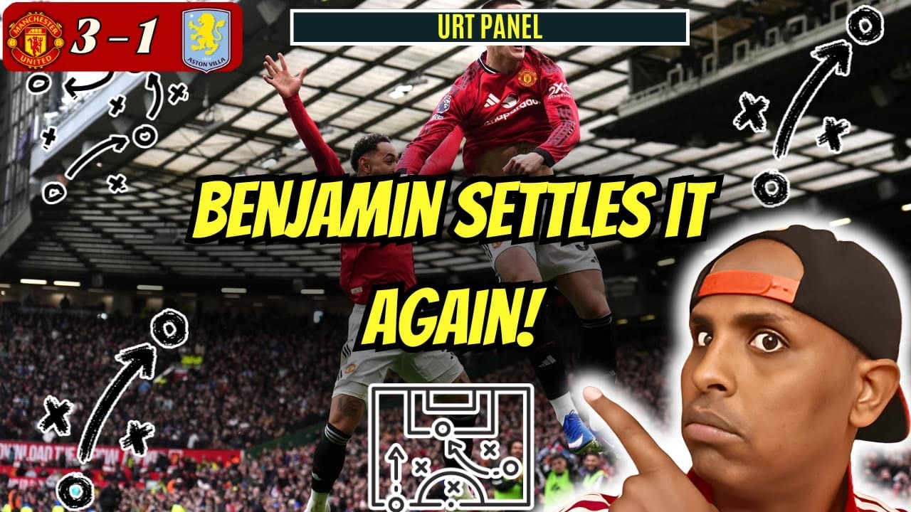 MANCHESTER UNITED 3- 1 ASTON VILLA MATCH REACTION|BRUNO AND YORO THE DIFFERENCE