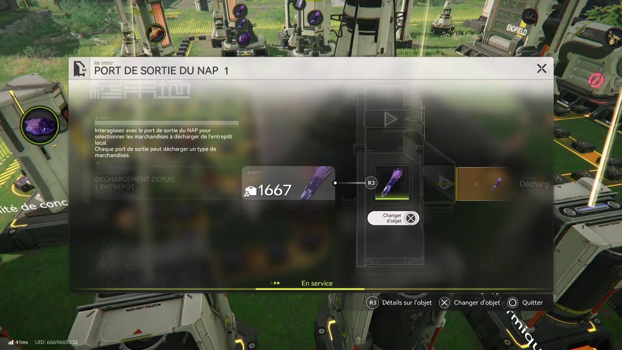 Live Arknigts Hendfied amélioration usine.