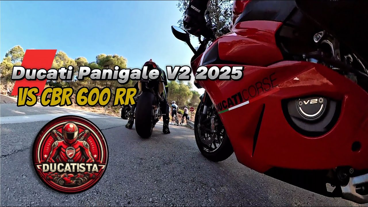 #THEDUCATISTA : PANIGALE V2 vs CBR 600 RR
