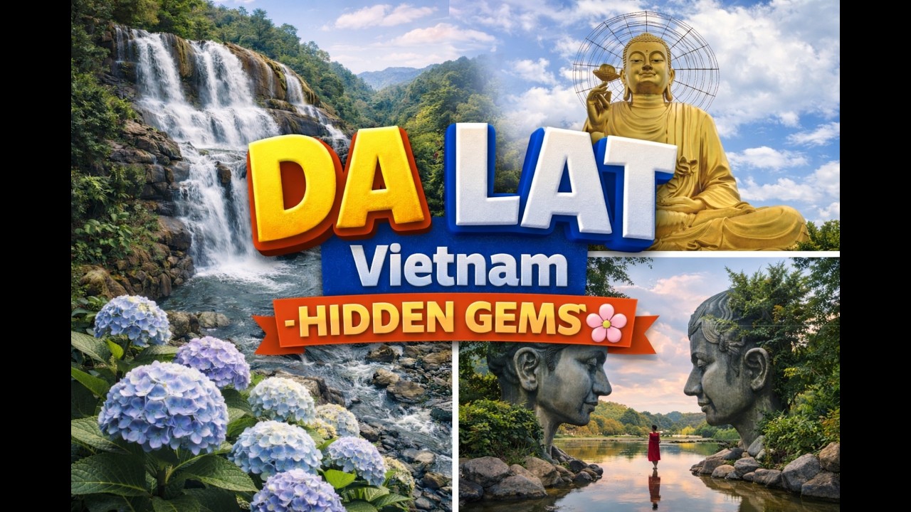 Da Lat Vietnam Hidden Gems 🌸 | Best Places to Visit, Waterfall, Flower Garden & 3 Day Itinerary