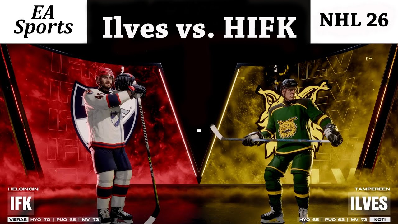 NHL 26 - Liiga - Ilves vs. HIFK