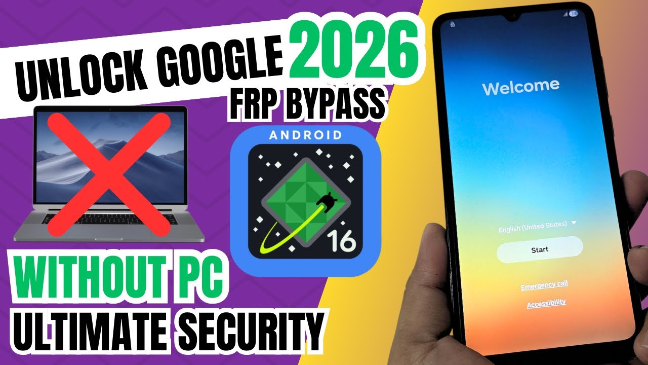 БЕЗ ПК Разблокировка Samsung FRP обход аккаунта Google (ANDROID 16 - 15)