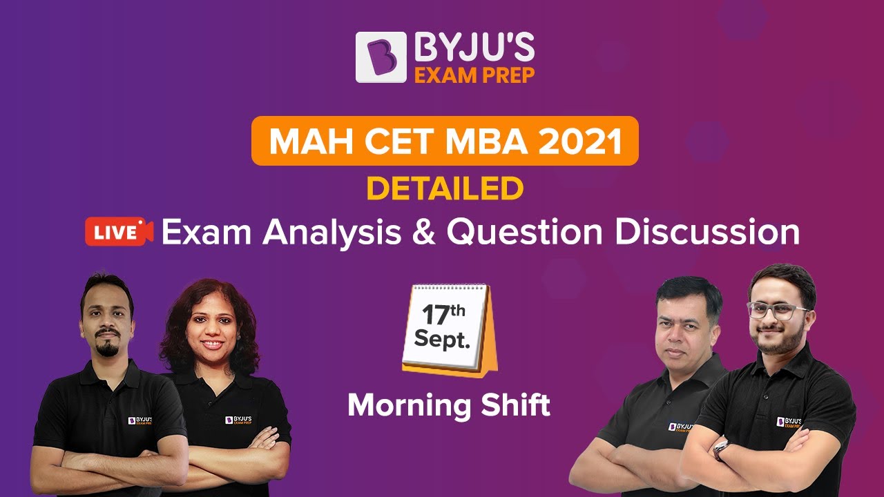 MAHCET MBA Analysis 2021 (17 Sep,1st Shift) | Detail CET MBA 2021 Question Paper Review & Solution