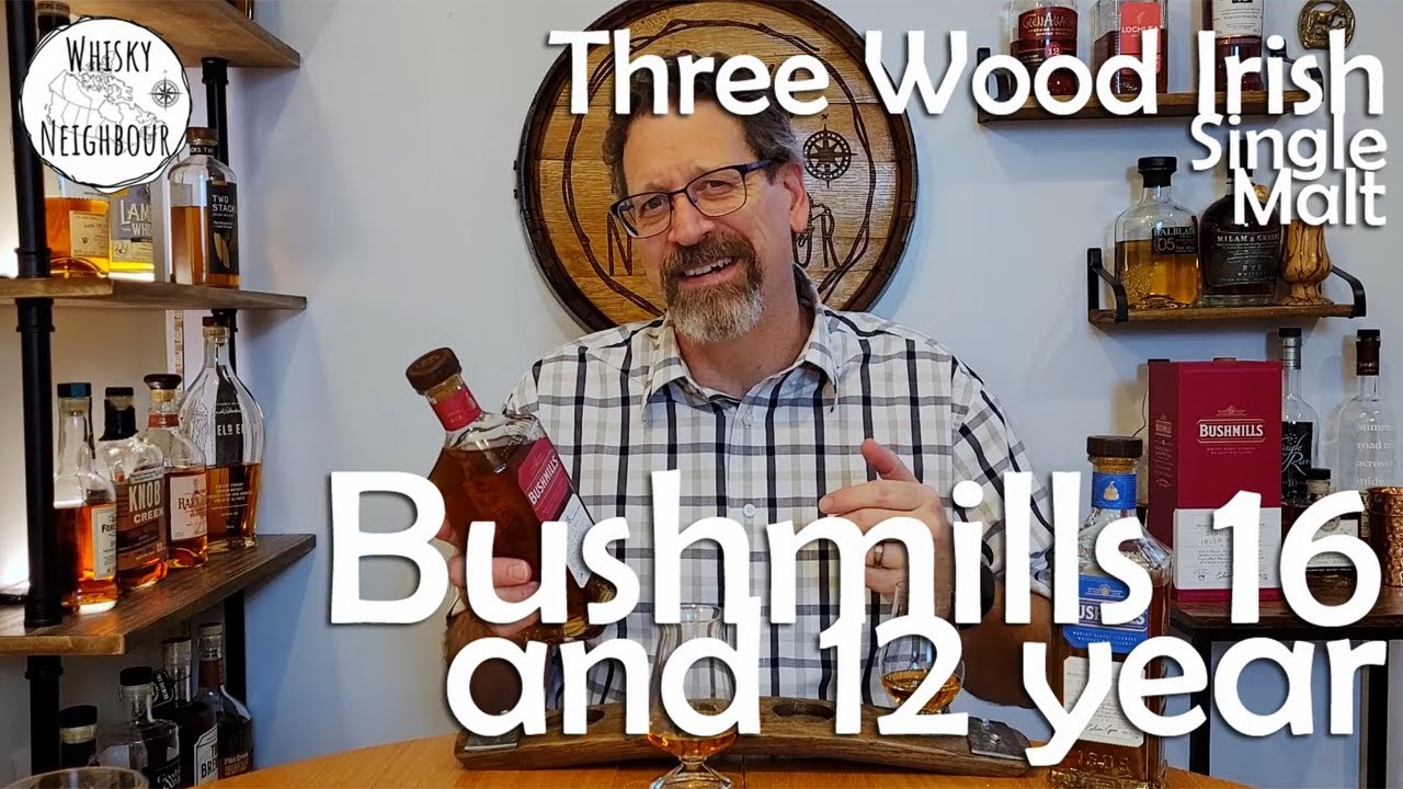 Ирландский виски Bushmills 16 и 12 лет тройной дистилляции — Three Wood