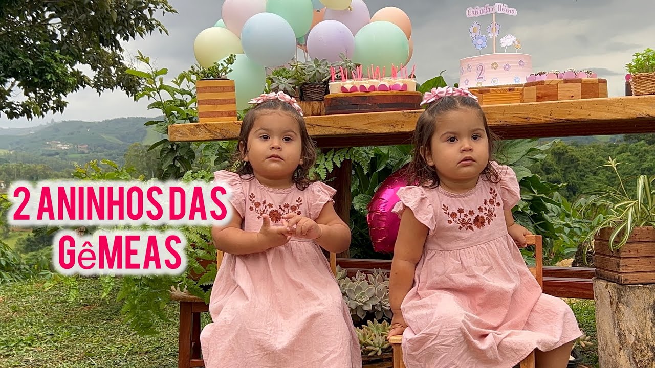 Aniversário:2 aninhos da Gabriela e Helena