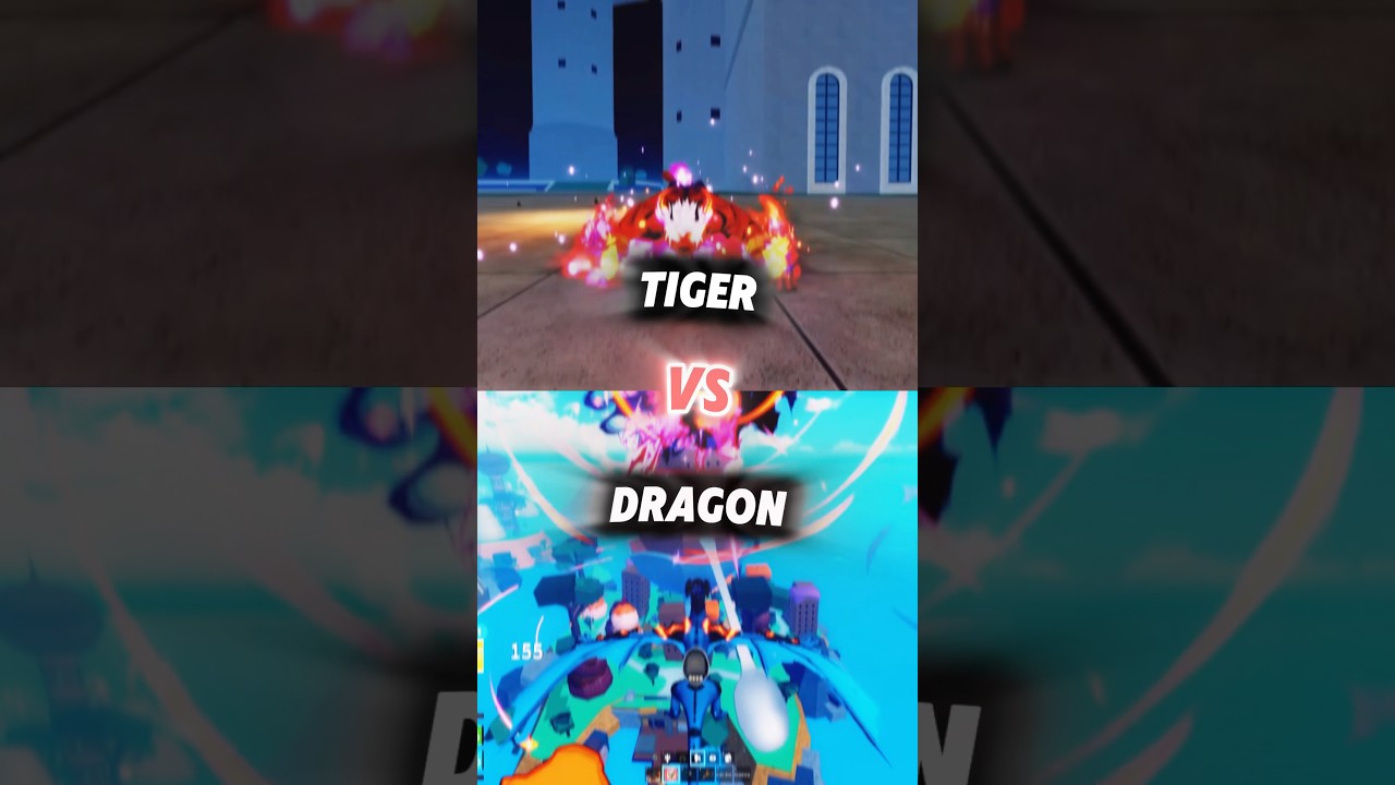 BLOXFRUITS Tiger vs Dragon