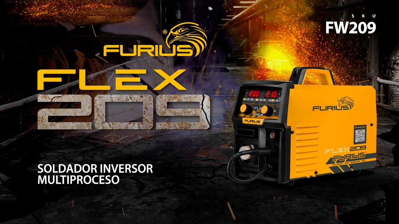 Así puedes aprovechar el NUEVO Soldador Inversor Multiprocesos 110/220V 200A FW209