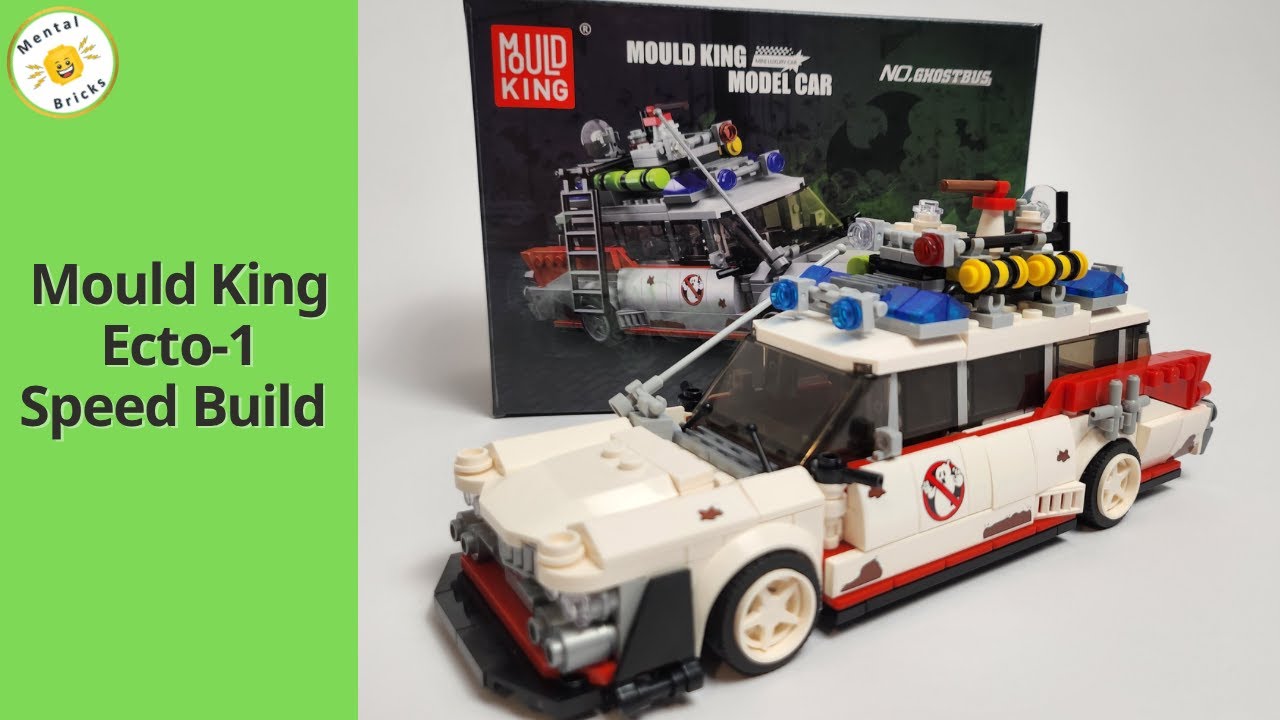 Mould King (Lego Alternative) Ecto-1 Speed Build | comparison to Lego Ecto-1