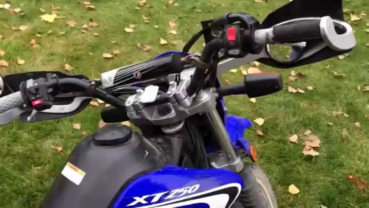 XT250 - hand guards, mirrors and handlebar upgrades