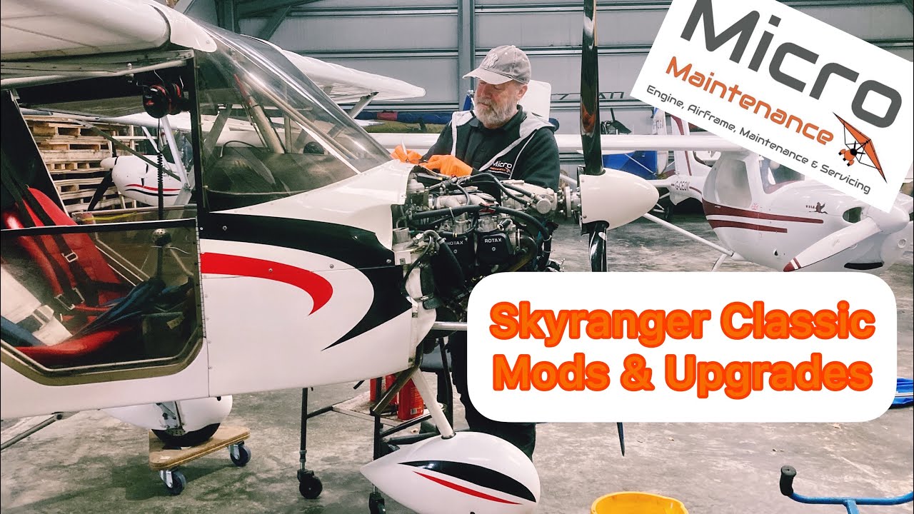 Skyranger classic 912 rewire & Mods: WingNuts Micro Maintenance S3 E2