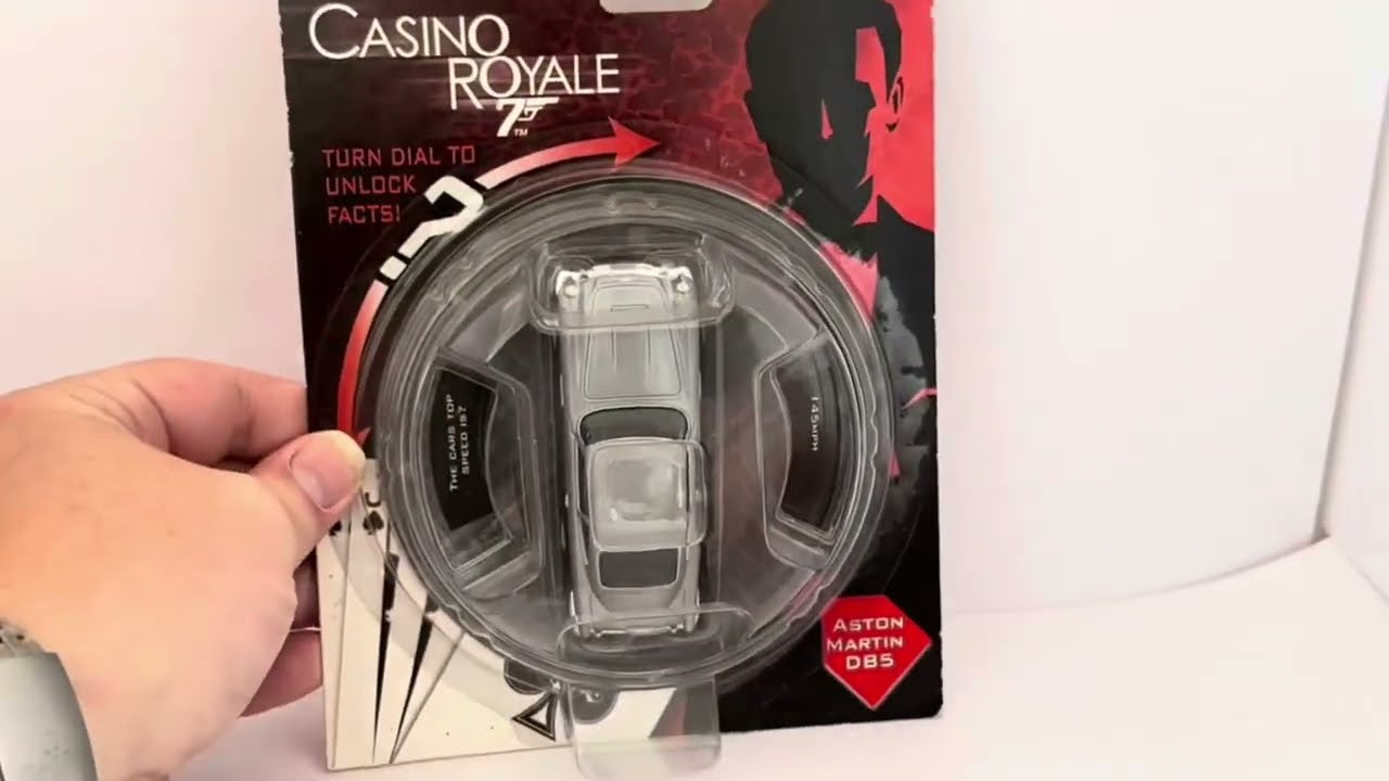Vintage 2006 Corgi James Bond - Casino Royale - Aston Martin DB5 Die-Cast Model OnTrivia Dial Pack