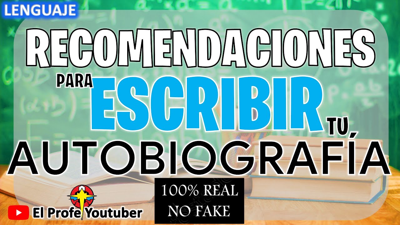 Consejos Para Escribir Una Autobiografía Para Niños