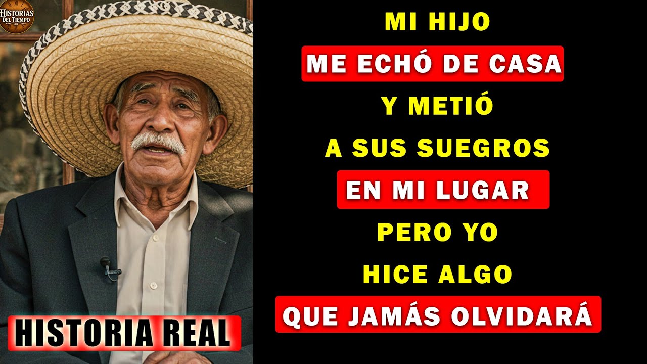 Mi hijo me echó de casa y metió a sus suegros en mi lugar...Hice algo que recordará toda la vida.