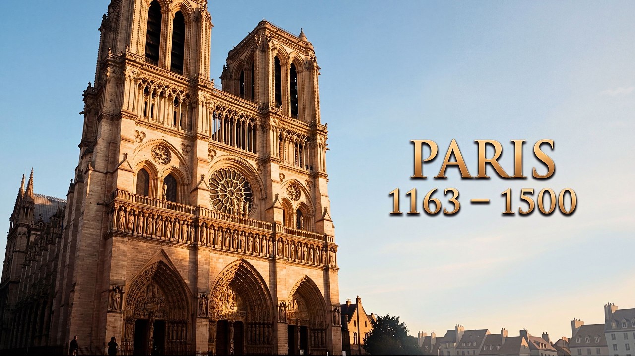 Paris: From Marsh to Fortress (259 BC – 1600) | AI Reconstruction