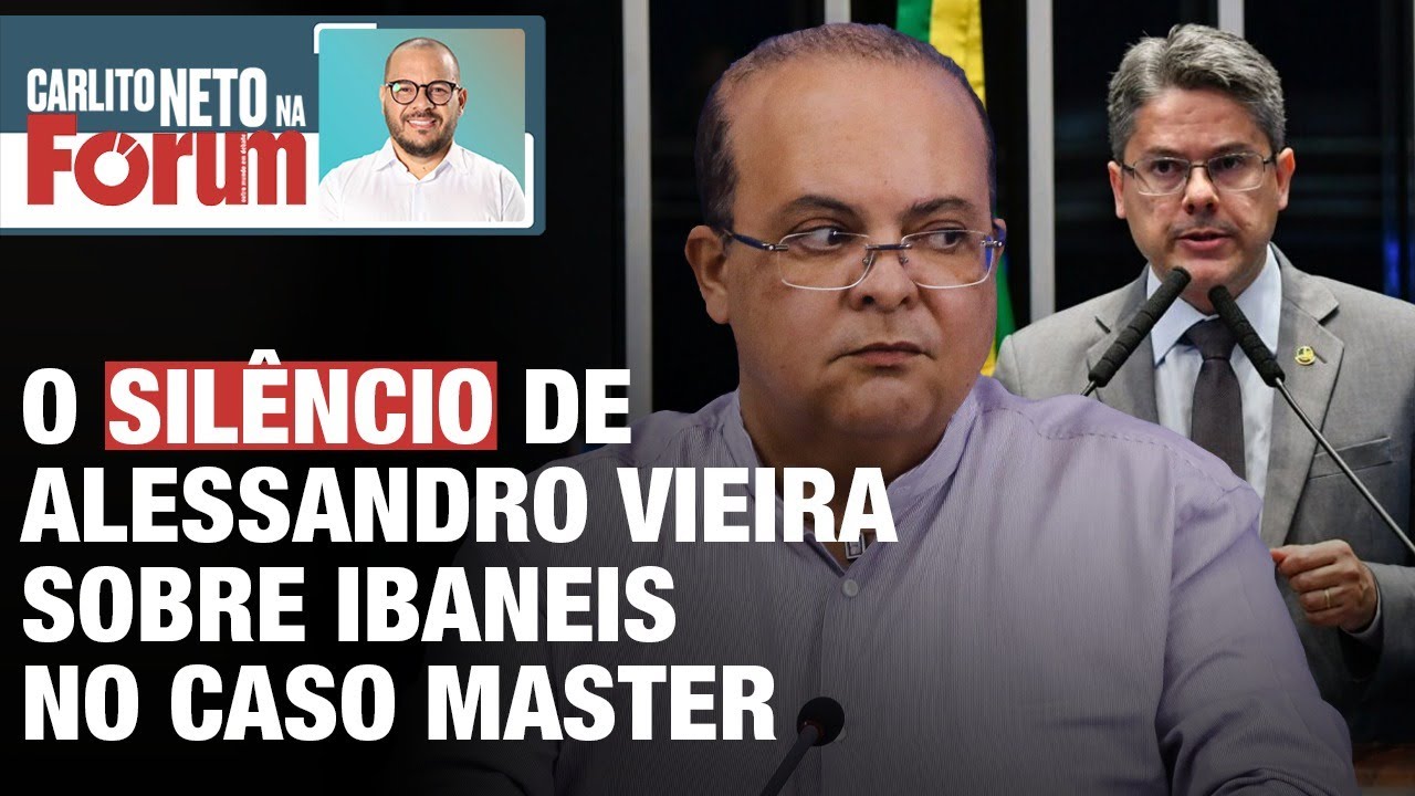 O SILÊNCIO DE ALESSANDRO VIEIRA SOBRE IBANEIS NO CASO MASTER