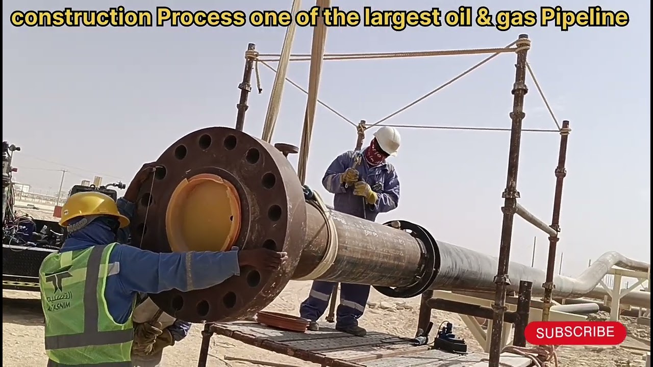 Construction Process one of the World's Largest Oil & Gas Pipeline Project #pipeline #construction