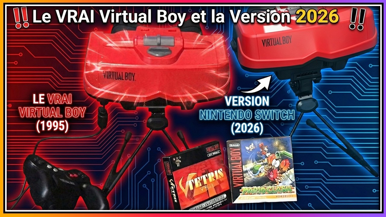 Le VRAI Virtual Boy et la Version 2026 😳 Chez Greg le Collectionneur !