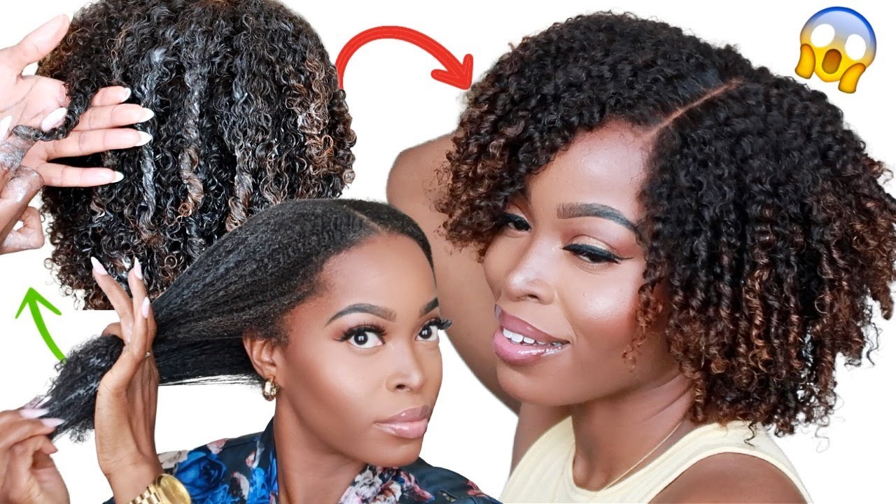 😱SAVE YOUR EDGES ‼️NO GLUE, NO GEL Natural Hair Wig 💃🏾Beginner Friendly Type 4 hair| Msnaturallymary