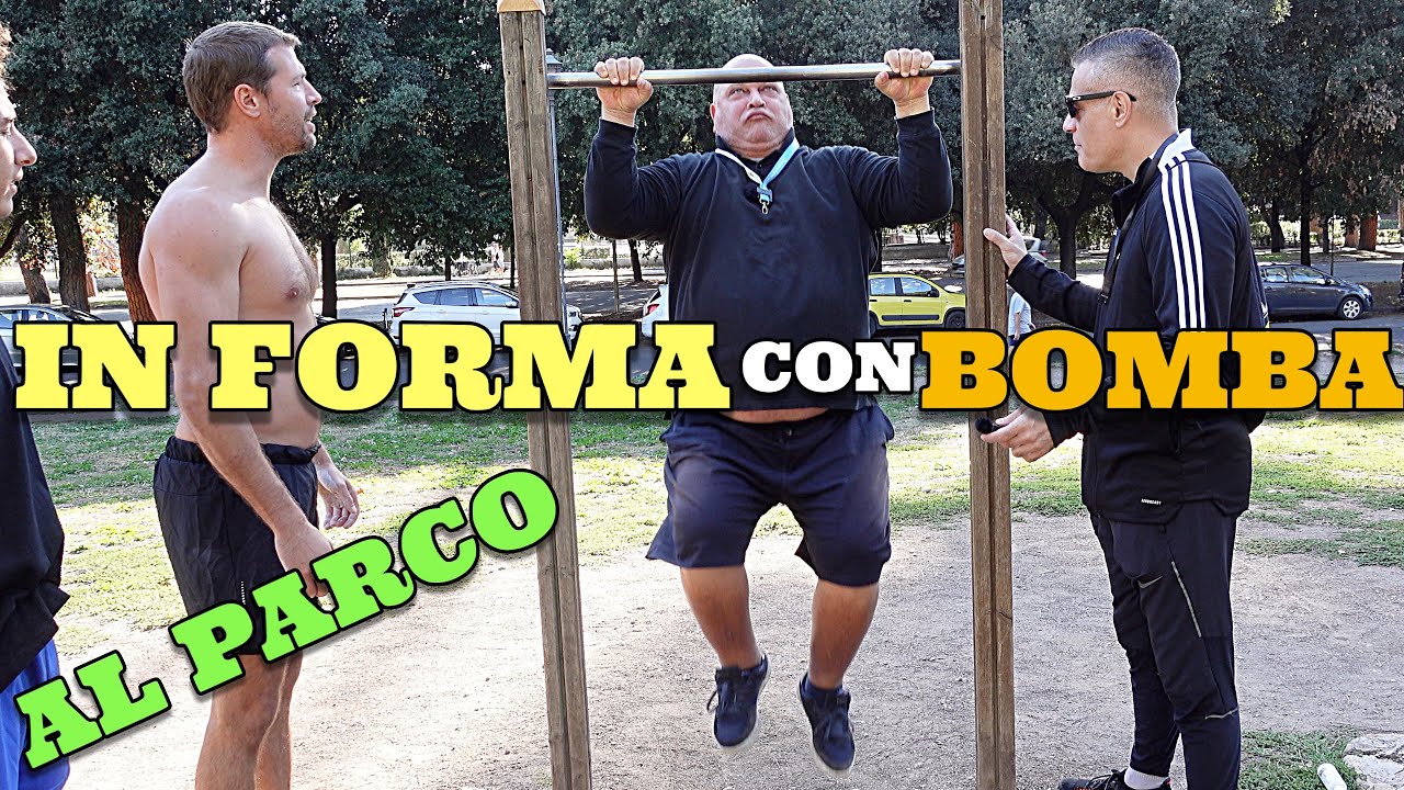 Allenamento con Bomba Anarchica e Matteo Paiella al Parco Gratis