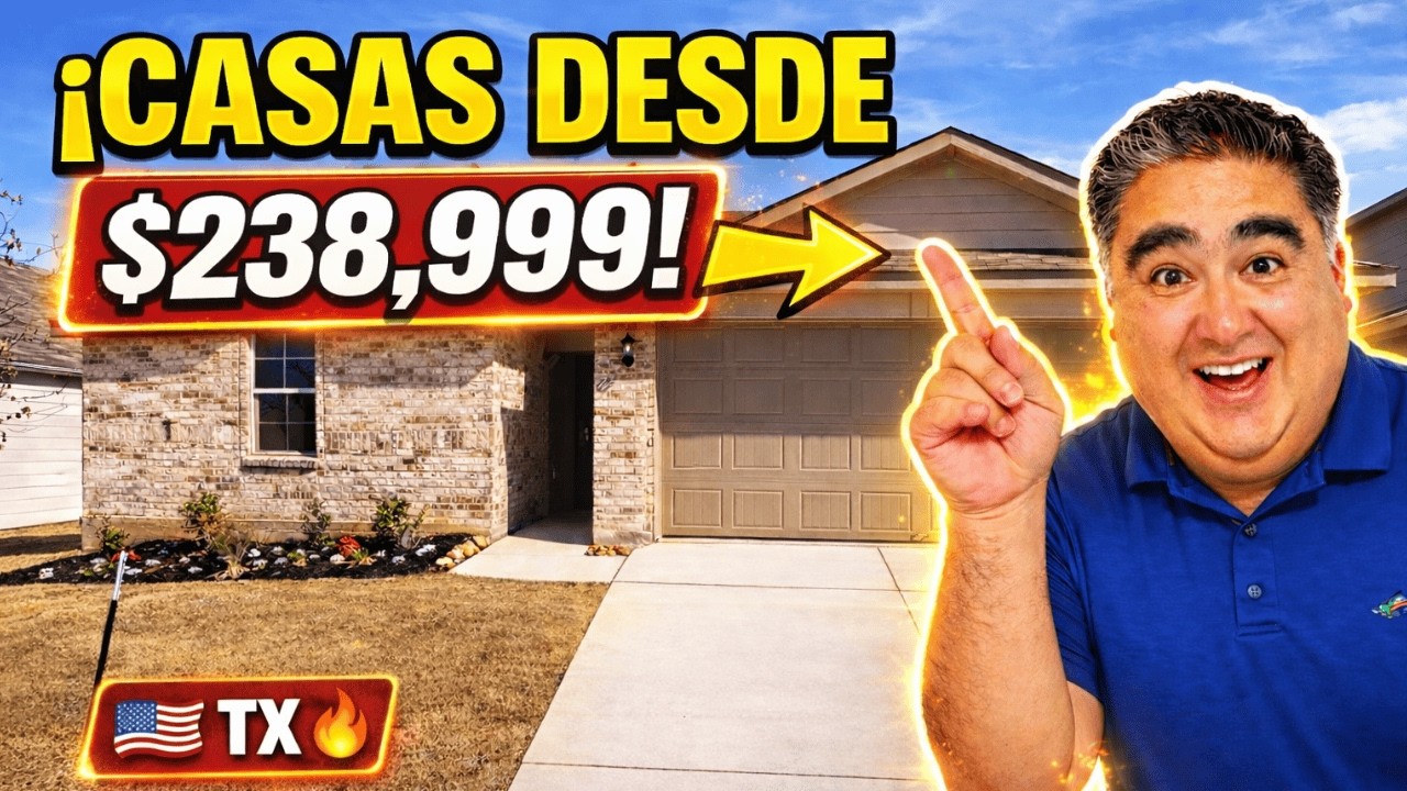 ❤️Nuevas Casas Baratas CERCA de San Antonio Texas y Buena Zona!