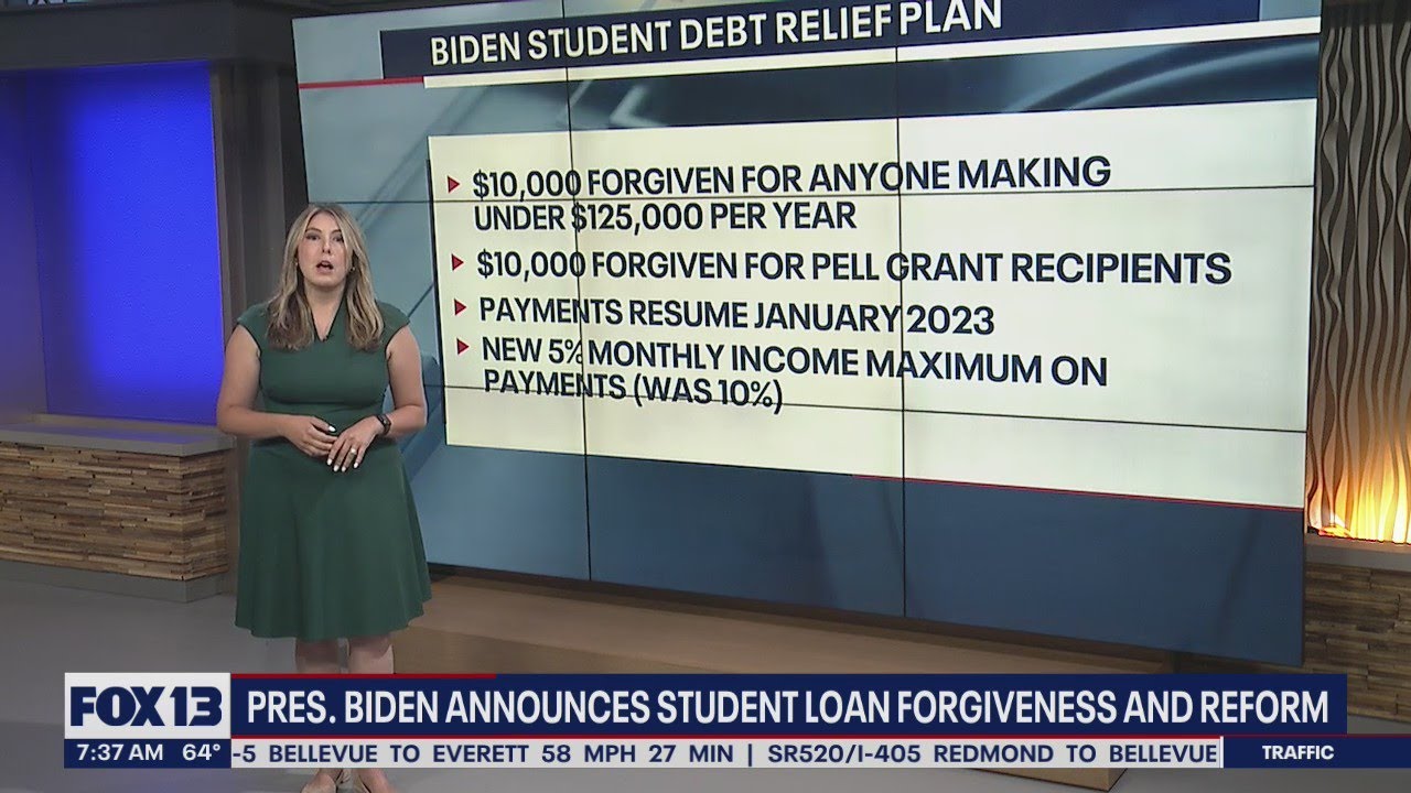 FOX 13 breaks down Biden's student loan forgiveness, reform plan | FOX 13 Seattle