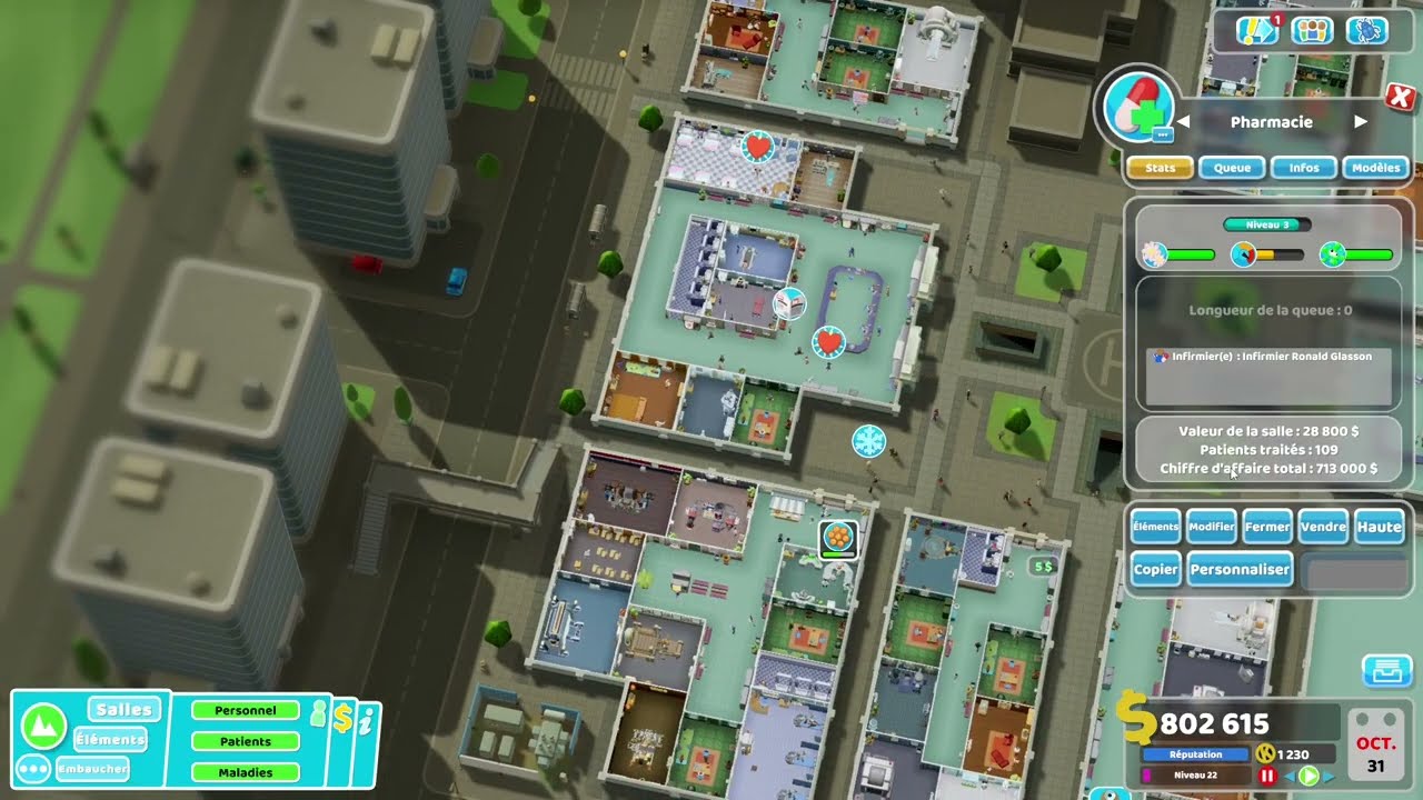 Let's play (fr) Two Point Hospital #95 : Encore une victoire !