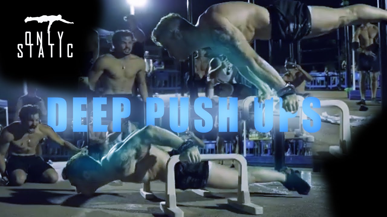 DEEP PLANCHE PUSH UPS COMPILATION