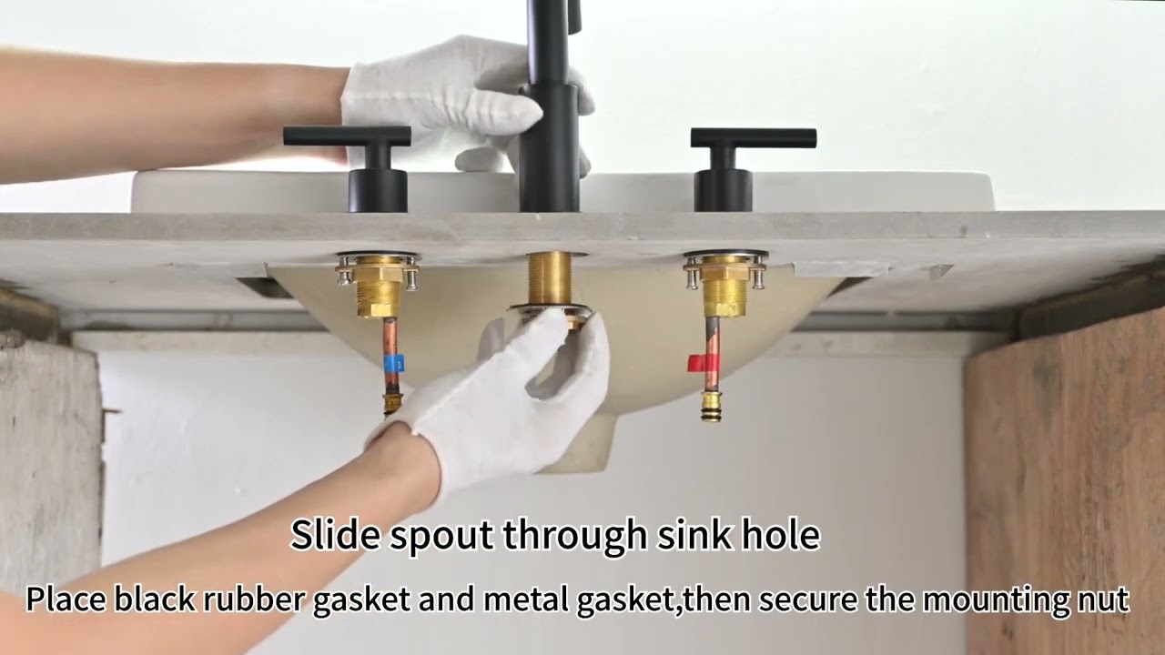 How to install a Three-hole Faucet