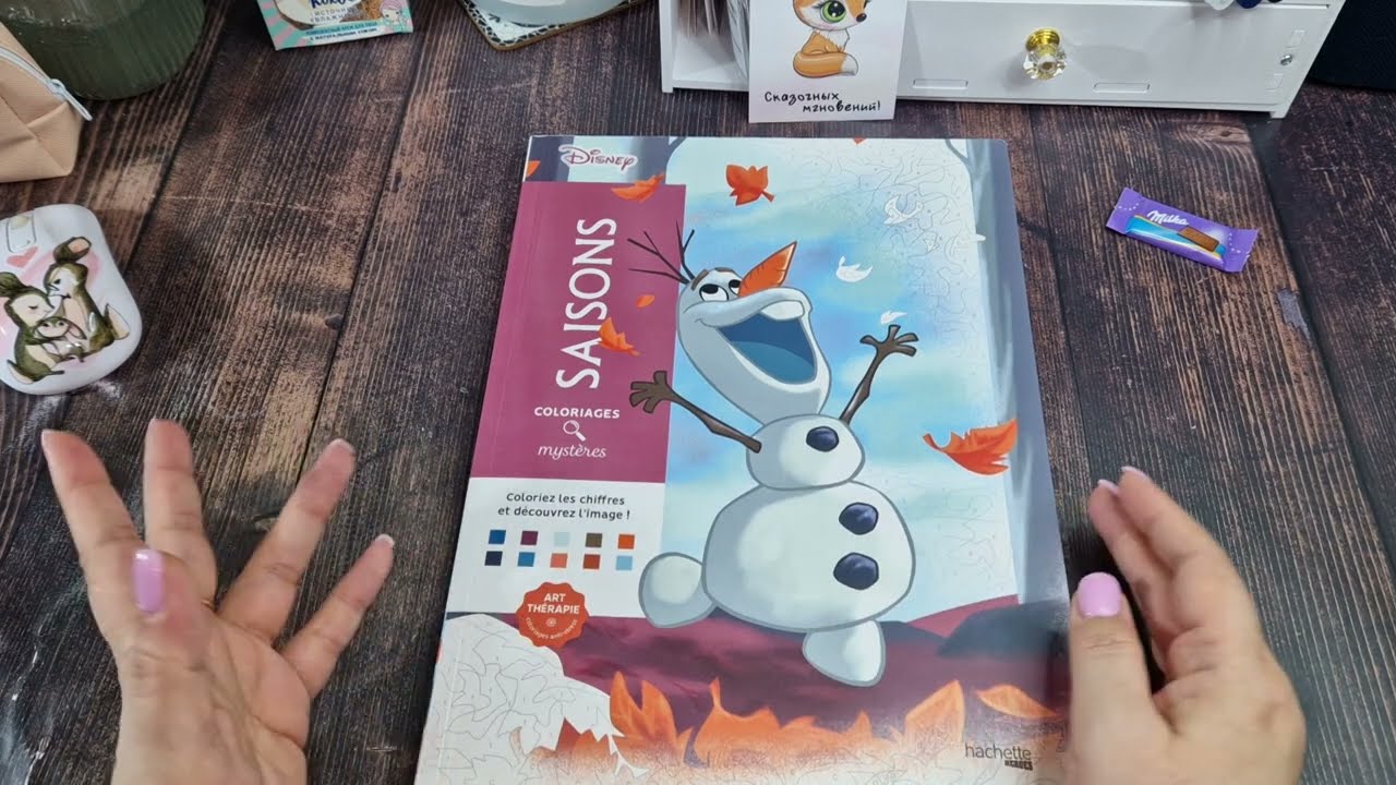 ХОББИ ОБЗОР№4 : НОВАЯ РАСКРАСКА/SAISONS/РАСКРАСКА ПО НОМЕРАМ /DISNEY
