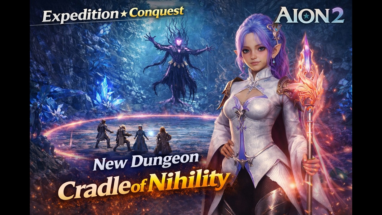 【AION2】Expedition Cradle of Nihility (Normal)  / Chanter  #aion2 #gameplay