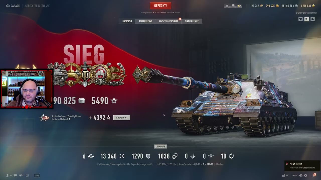 PTZ-78 beschert mir neuen Schadensrekord - [World of Tanks]