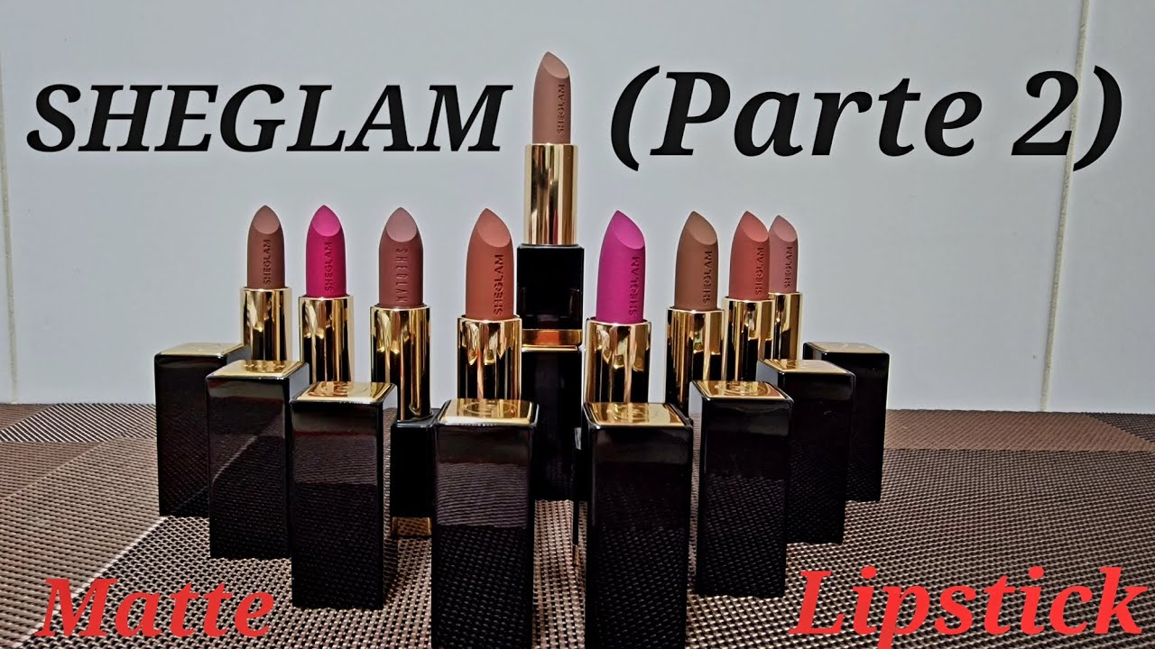 SHEIN: Labiales barra mate💄Tonos restantes (Parte 2)