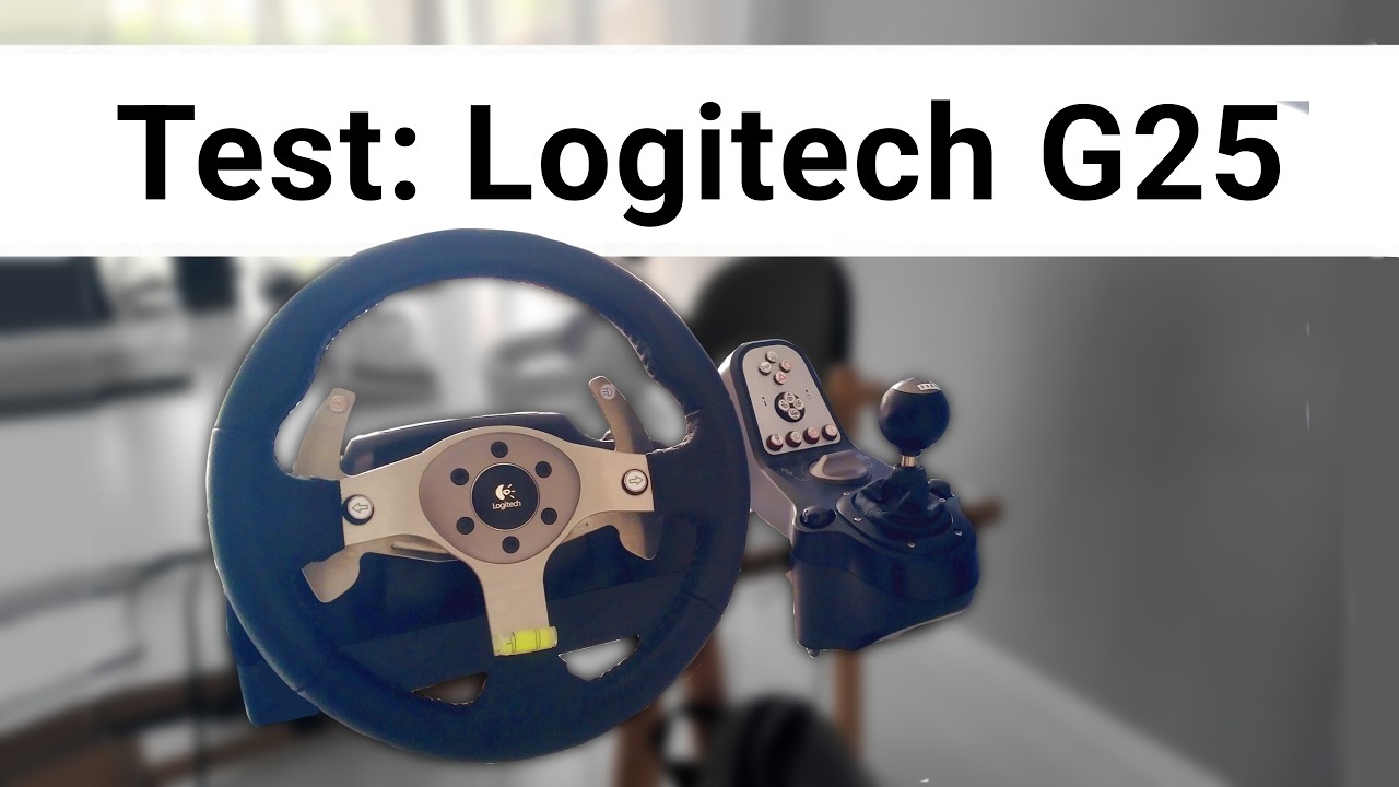 Présentation et review du Logitech G25. Le meilleur rapport qualité-prix?