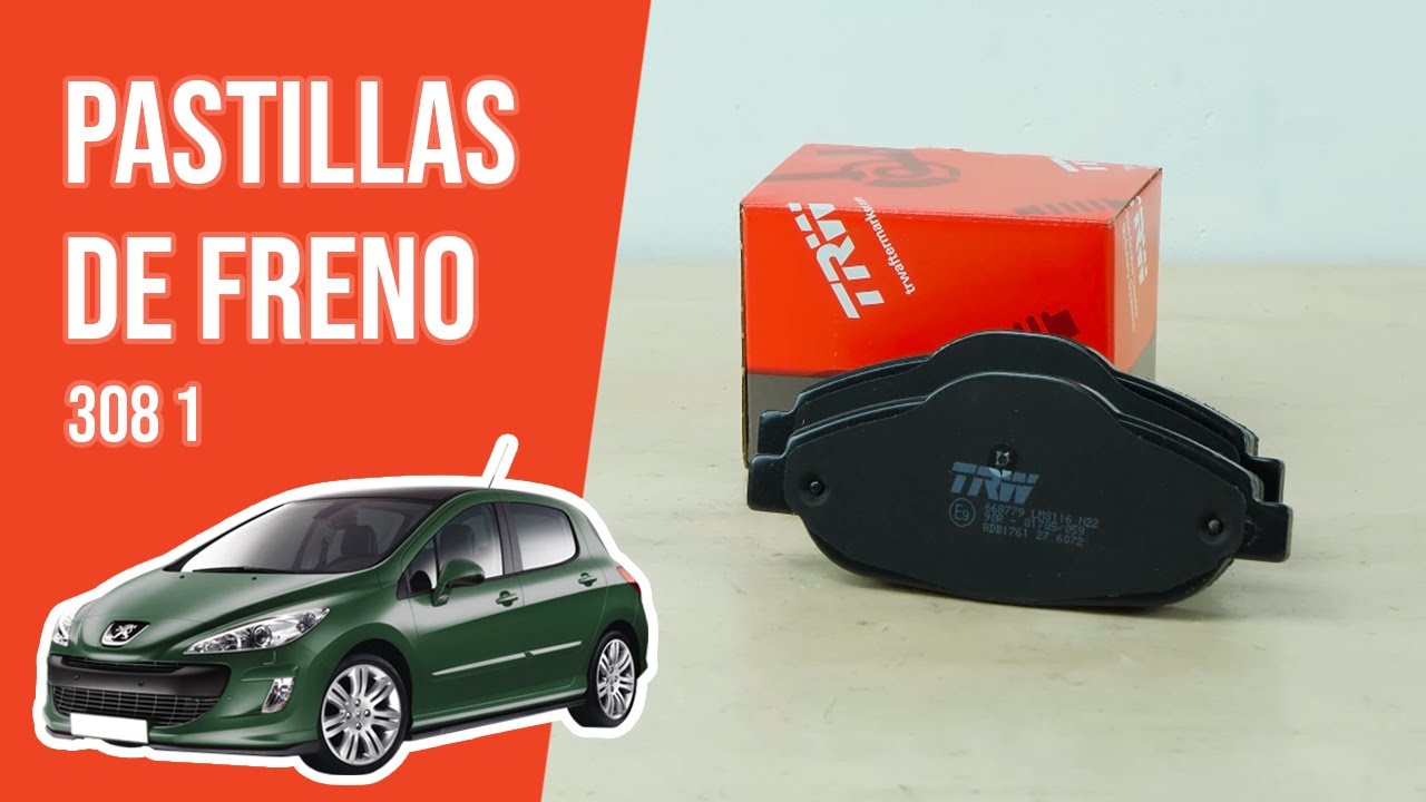 Cómo cambiar las pastillas de freno delanteras Peugeot 308 1 🚗