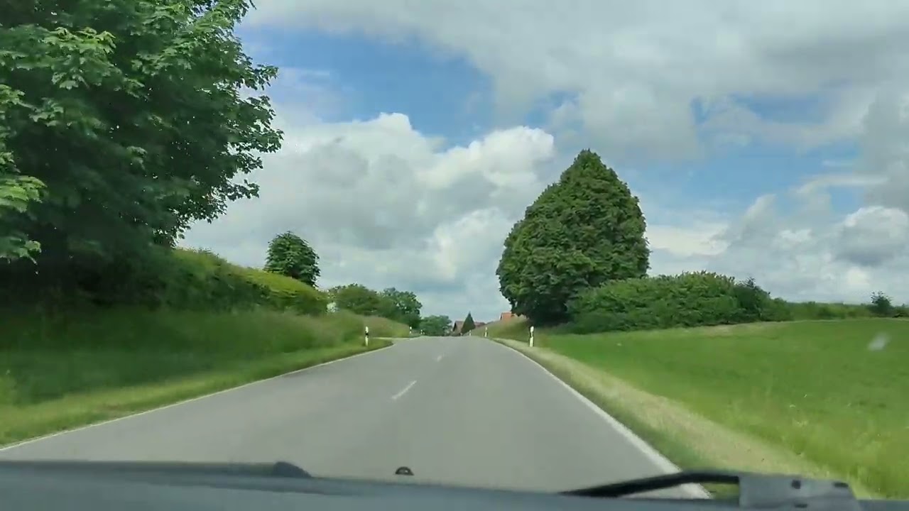 Driving to Wolfegg Bauernhaus Museum Ravensburg in Baden-Württemberg Germany | jham style