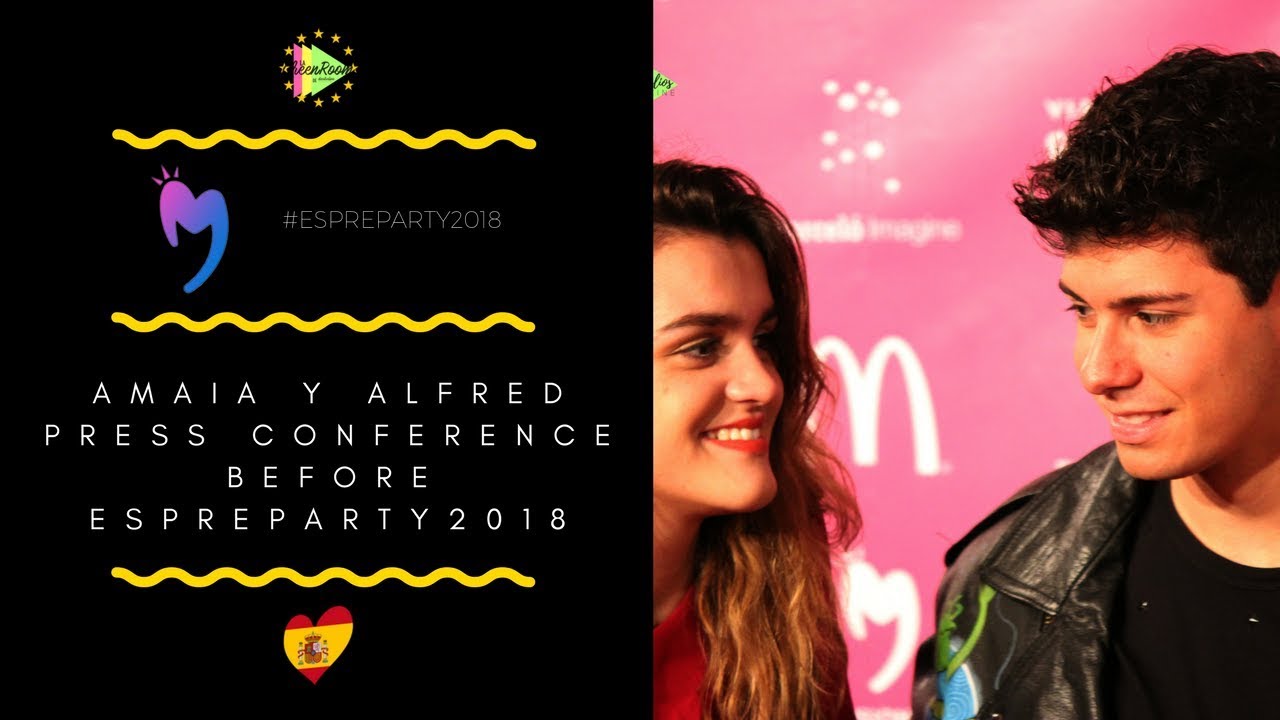 Eurovision 2018 | Amaia y Alfred (Spain) Interview before ESPreParty2018