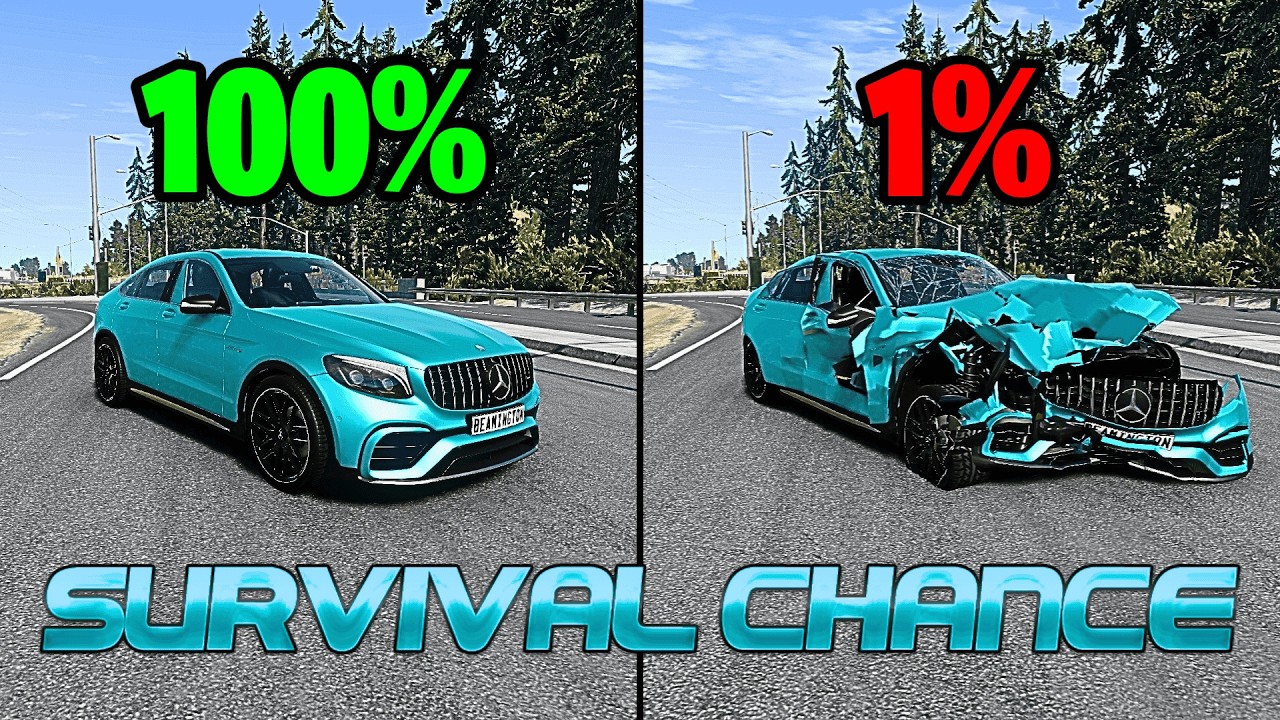 Realistic Survival Chance Crashes #252 | BeamNG.drive
