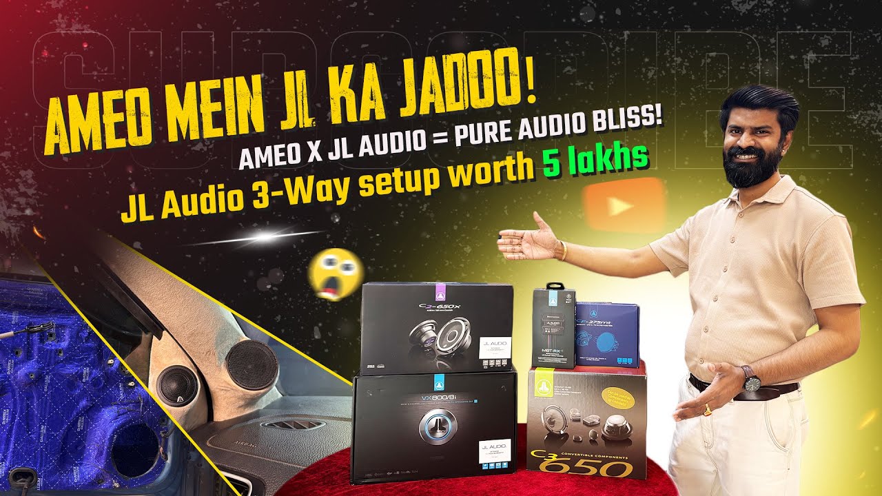 AMEO Mein JL Audio Ka Jadoo 🔥 | 5 Lakh Ka Setup + Damping Done! | Kolkata | 📞 9051023737