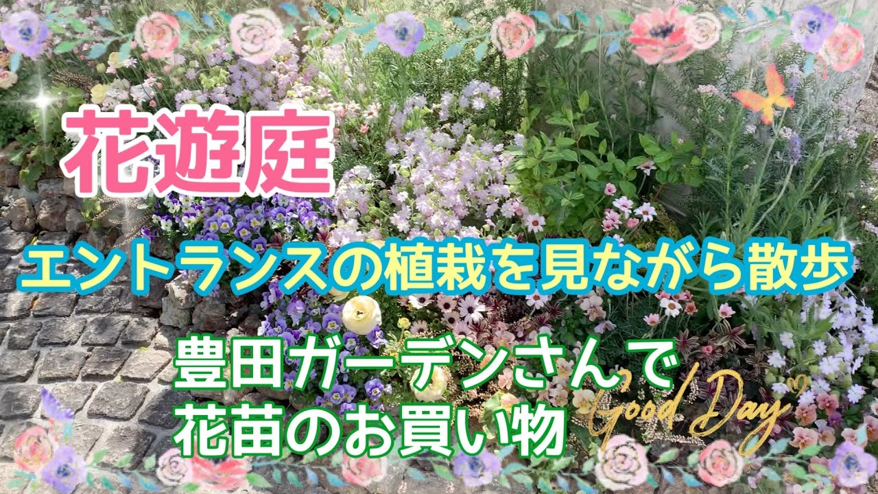 🌹【３月下旬 花遊庭エントランスを散歩】