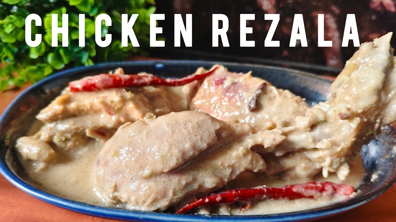 SIMPLE CHICKEN REZALA  I WHITE GREVY MUGHLAI STYLE I STEP BY STEP RECIPE .