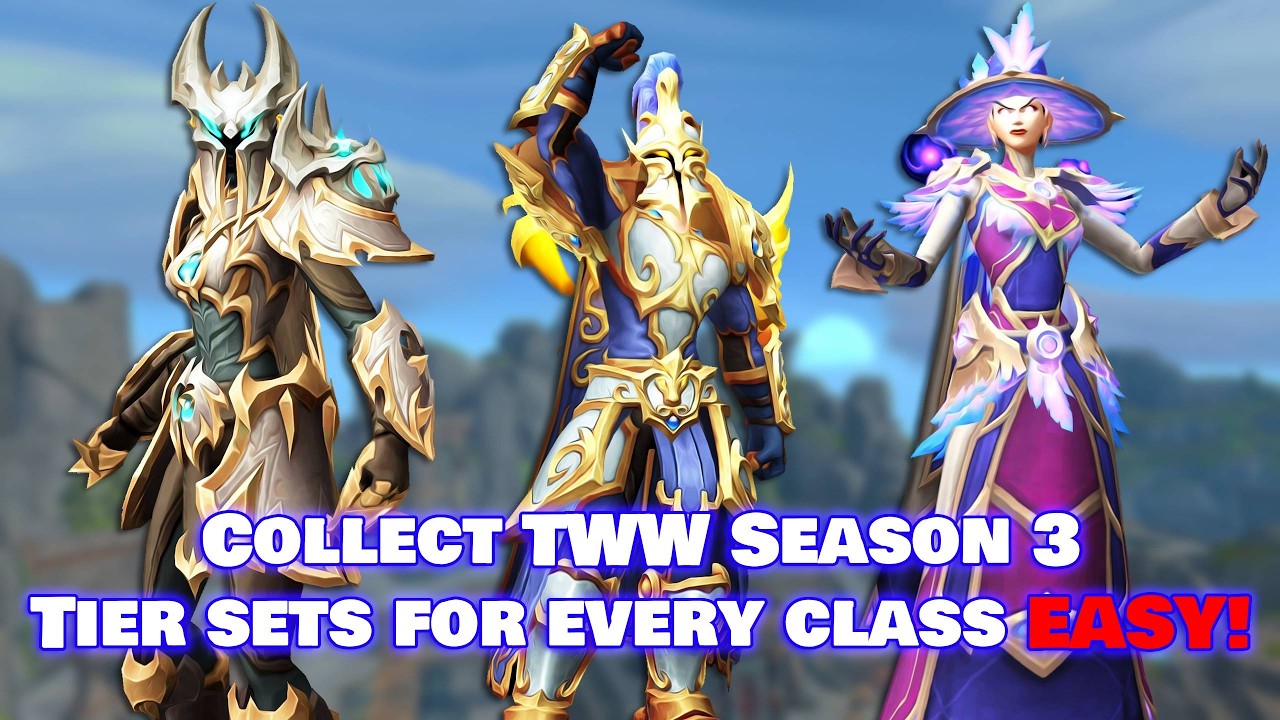 Unlock 2 Full TWW Tier Set Appearances For Every Class Fast and Easy in Midnight Pre-Patch