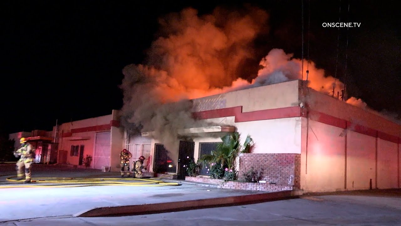Commercial Structure Fire in San Bernardino