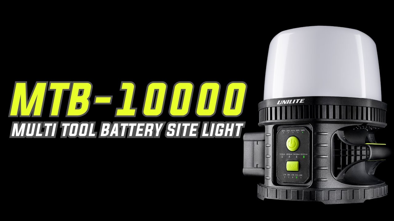 Unilite MTB-10000 Multi Tool Battery Site Light - Product Overview