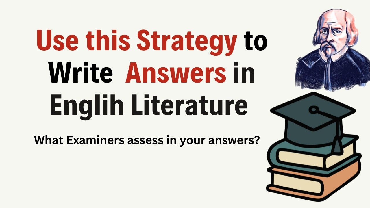 Use this Strategy to Write Answers in English Literature | Know What Examiner Wants
