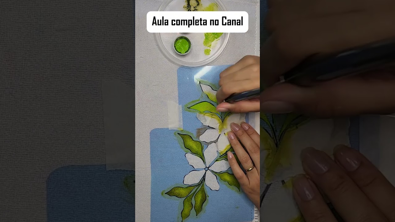Pintura de Semaninha com stencil caseiro #shortsviral #pintura #stencil