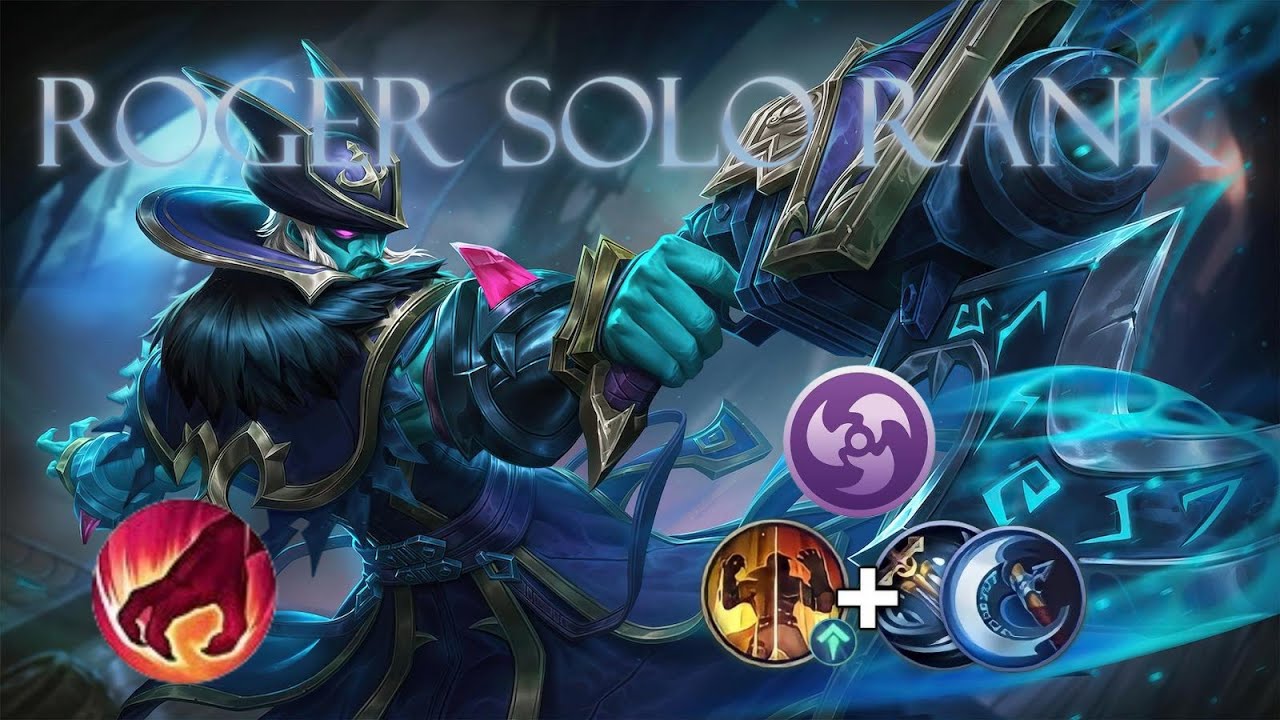 ROGER GAME PLAY 2026 BEST BUILD AND EMBLEM + JUNGLE SOLO RANK  | Mobile legends